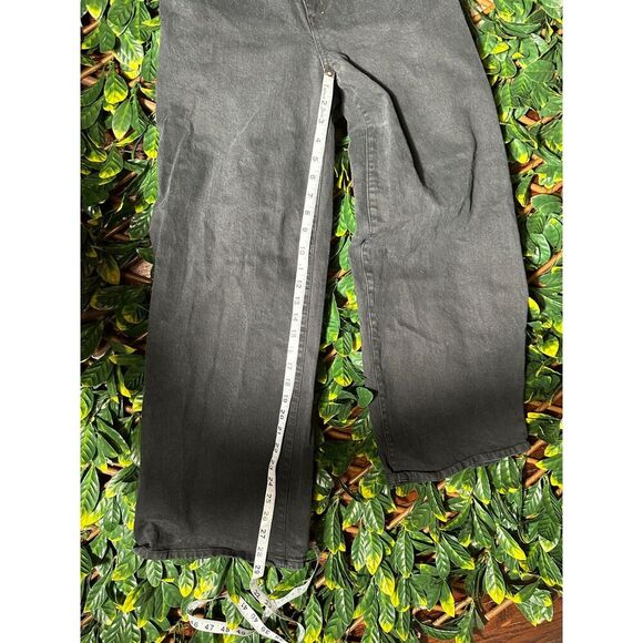 Universal Thread Black Wide Leg Ankle Jean Size 2 - Picture 7 of 10